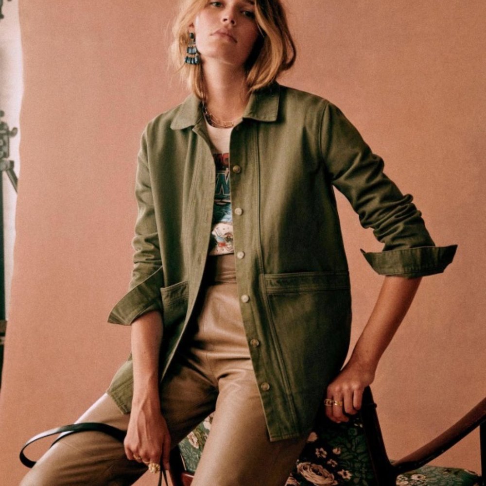 Sezane Will Jacket - Khaki - M